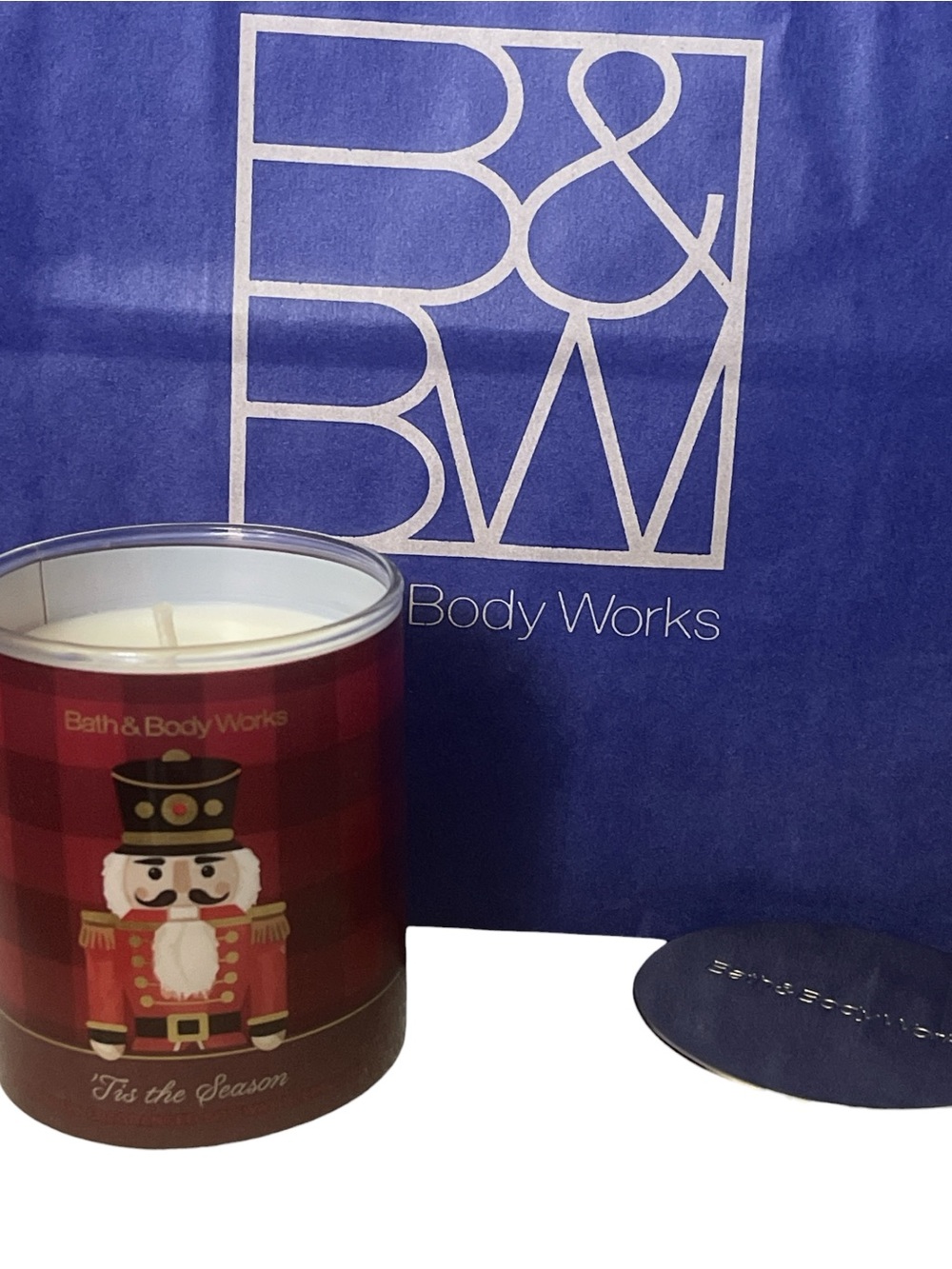 BATH & BODY WORKS TIS THE SEASON SINGLE WICK CANDLE